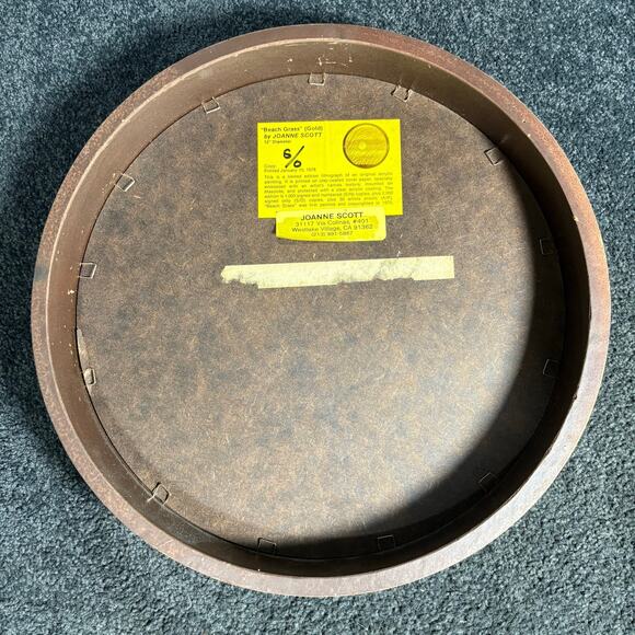 Beach Grass (Gold) Joanne Scott Vintage Limited Edition Signed Lithograph - 1978 - Picture 7 of 9